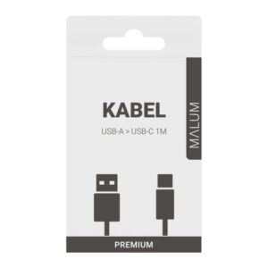 MALUM Kabel USB-A > USB-C 1m PREMIUM