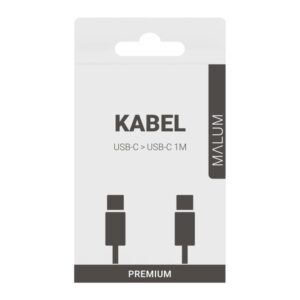 MALUM Kabel USB-C > USB-C 1m PREMIUM