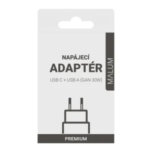 MALUM Napájecí adaptér GaN 30W