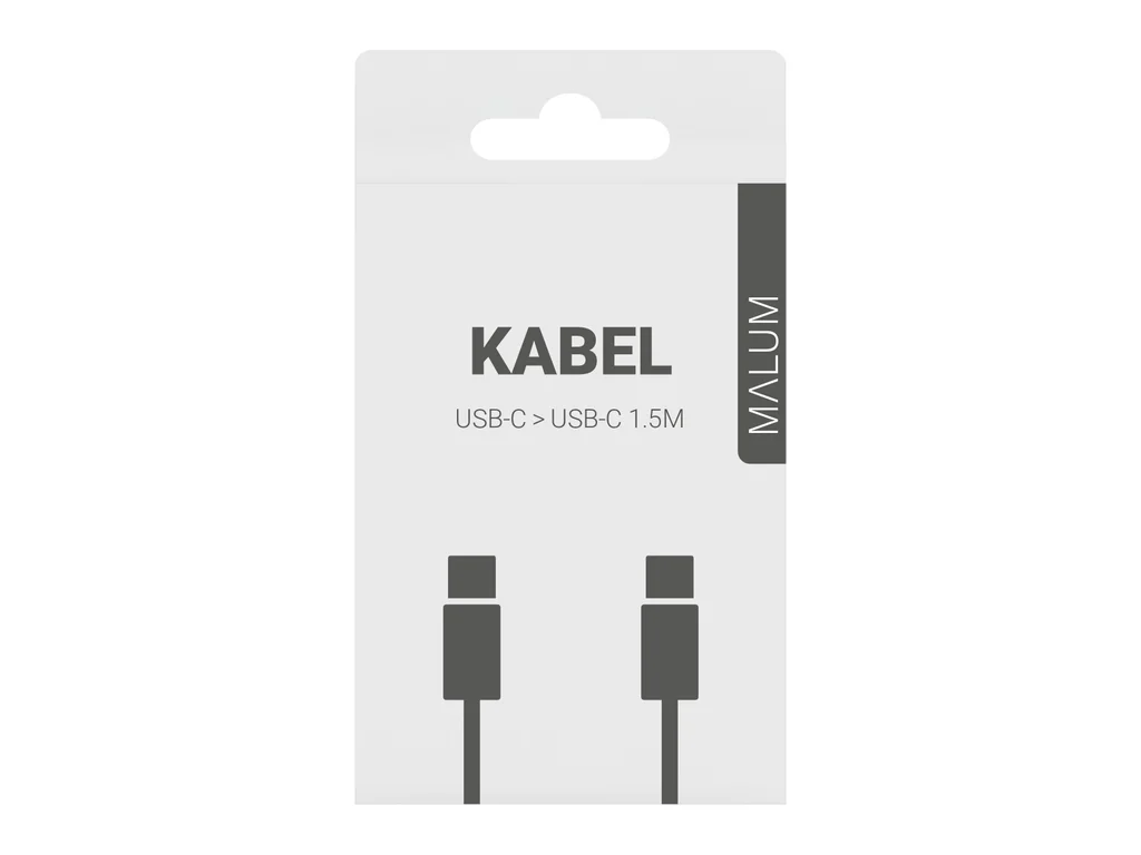 MALUM Kabel USB-C > USB-C 1,5m (100W) STANDARD